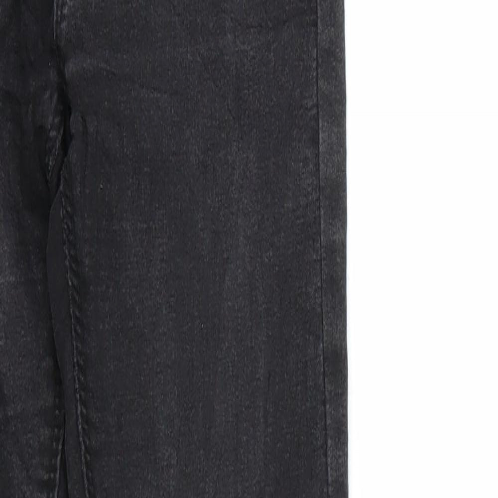 House Womens Black  Denim Straight Jeans Size 10 L27 in