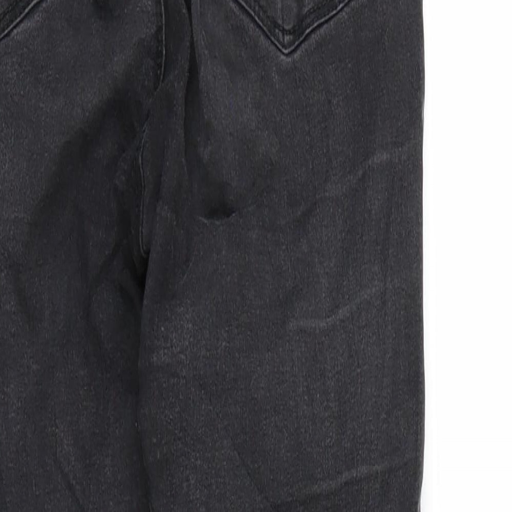 House Womens Black  Denim Straight Jeans Size 10 L27 in