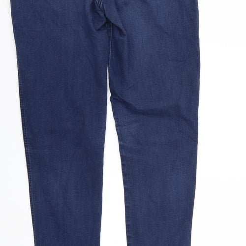 F&F Womens Blue  Denim Straight Jeans Size 8 L27 in - e