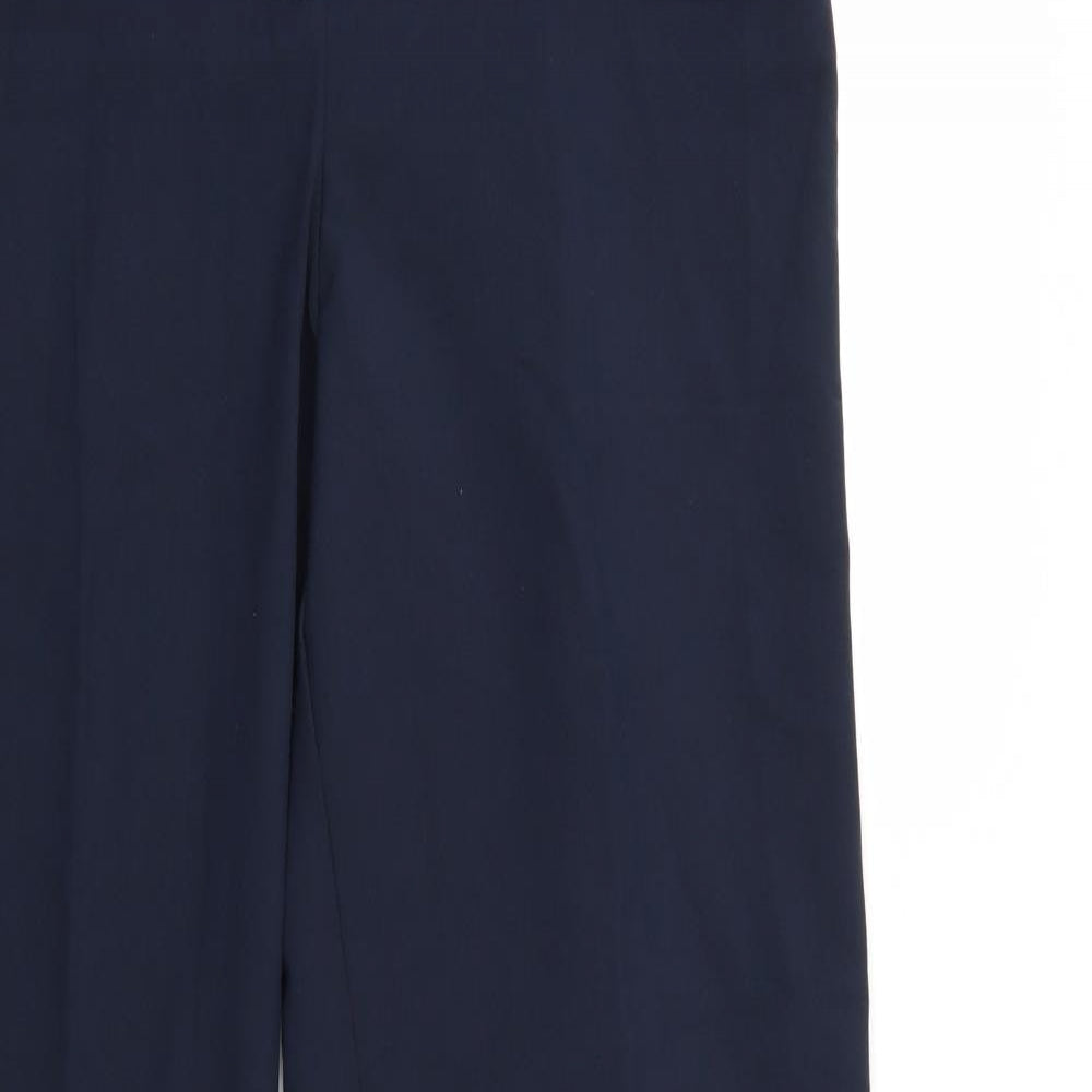 Slimma Womens Blue   Trousers  Size 14 L27 in