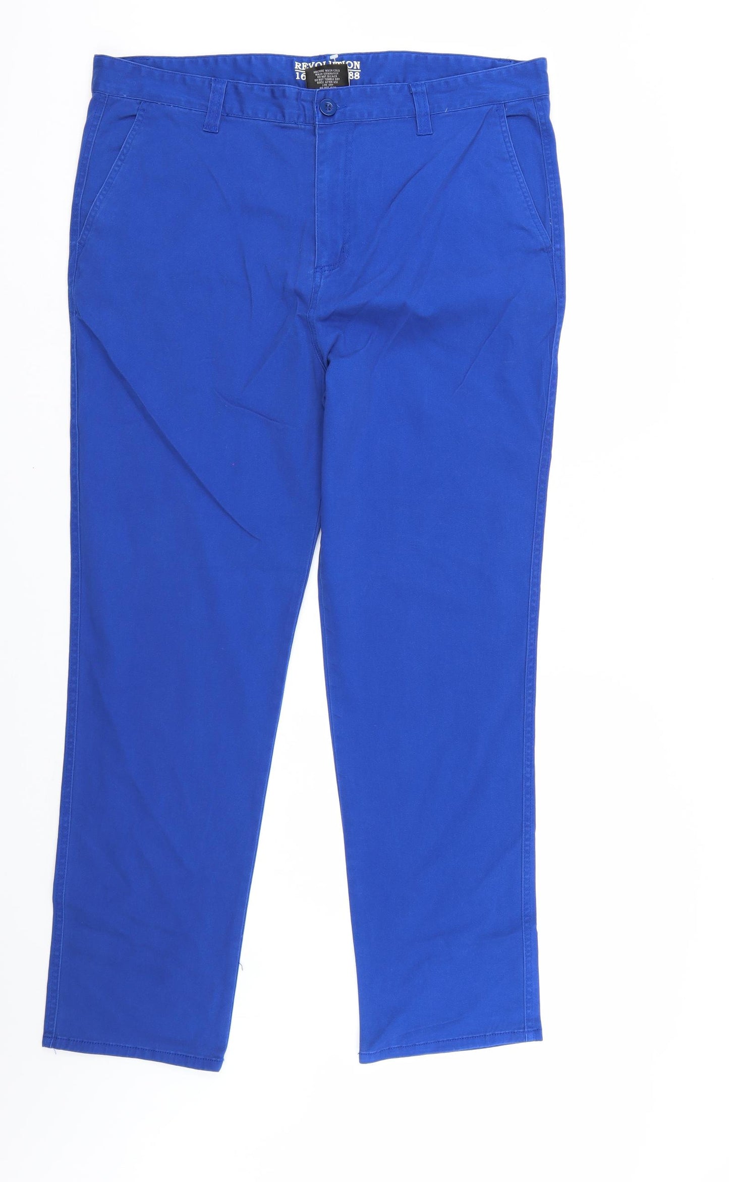 Revolution Mens Blue   Straight Jeans Size 38 in L30 in