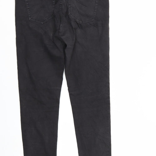 Diverse Womens Black  Denim Straight Jeans Size 12 L29 in