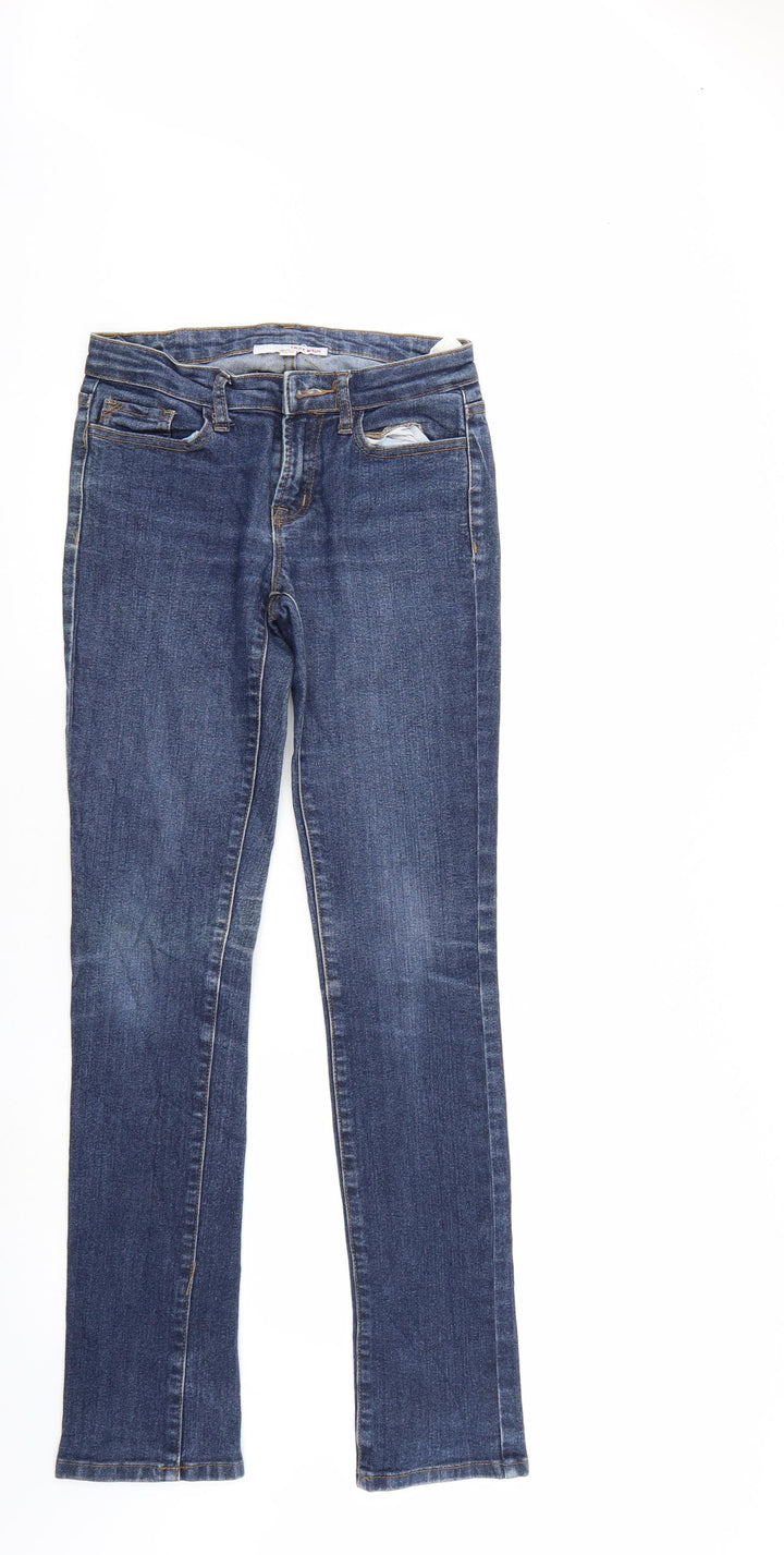 TALLY WEiJL Womens Blue  Denim Skinny Jeans Size 6 L31 in