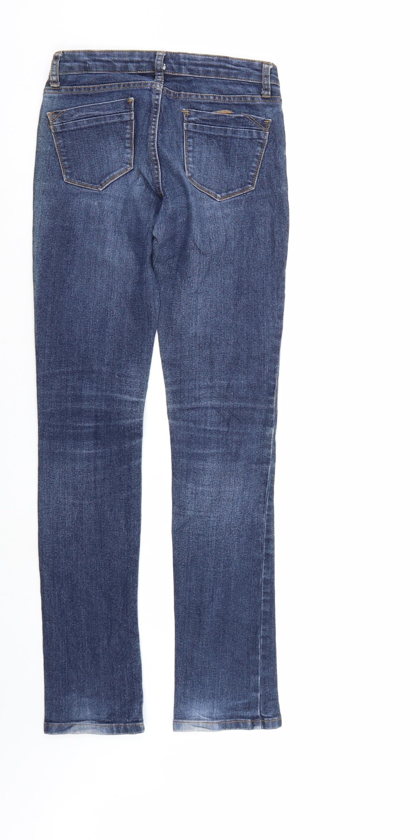 TALLY WEiJL Womens Blue  Denim Skinny Jeans Size 6 L31 in