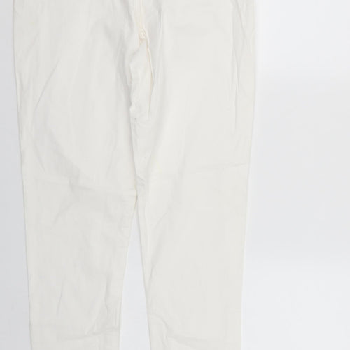 Originals Womens White  Denim Straight Jeans Size 10 L27 in