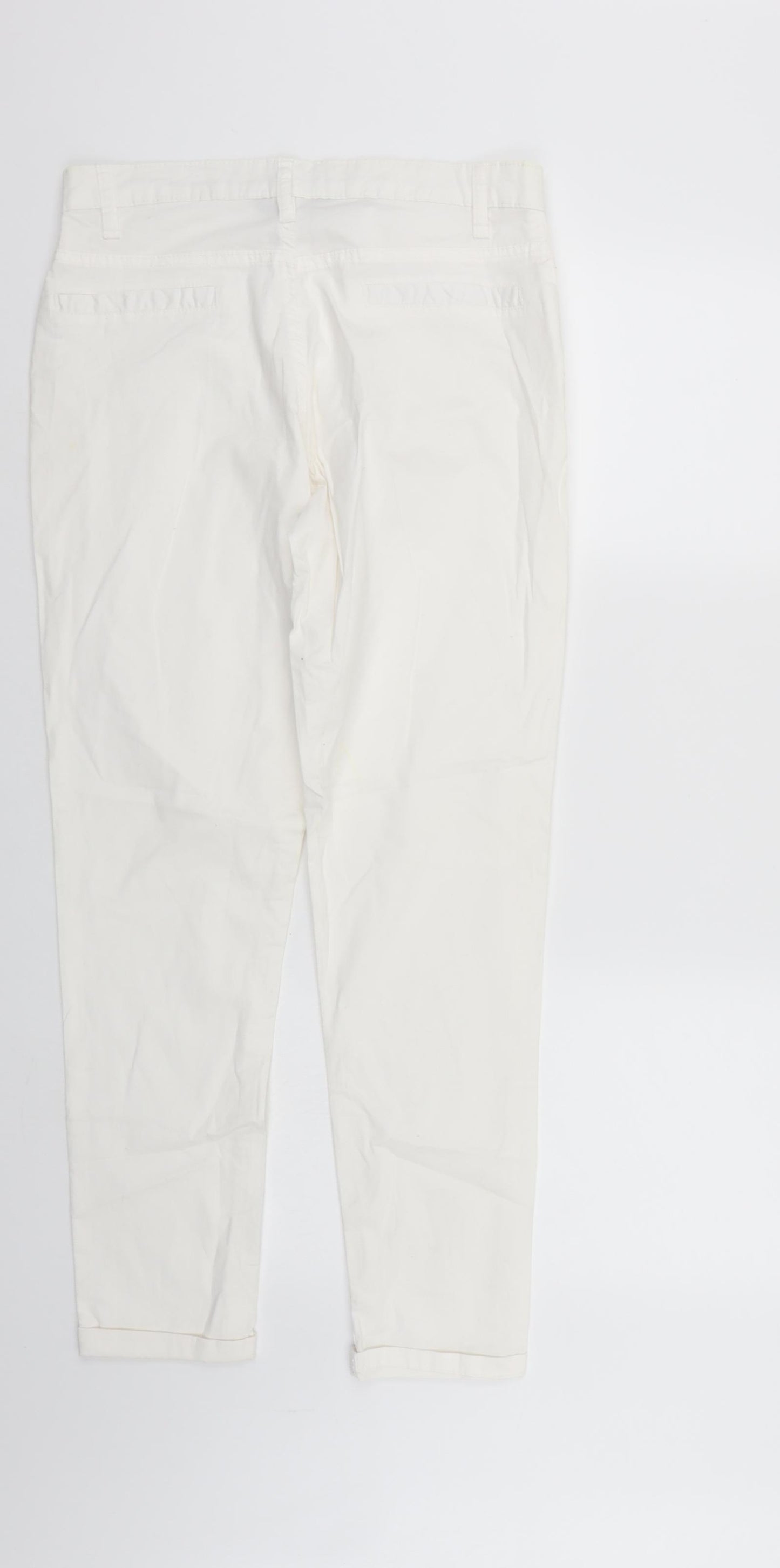 Originals Womens White  Denim Straight Jeans Size 10 L27 in