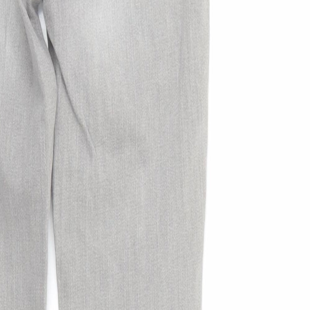 Denim & Co. Womens Grey  Denim Skinny Jeans Size 4 L25 in
