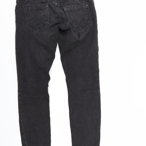 Only Womens Black  Denim Straight Jeans Size 27 in L30 in