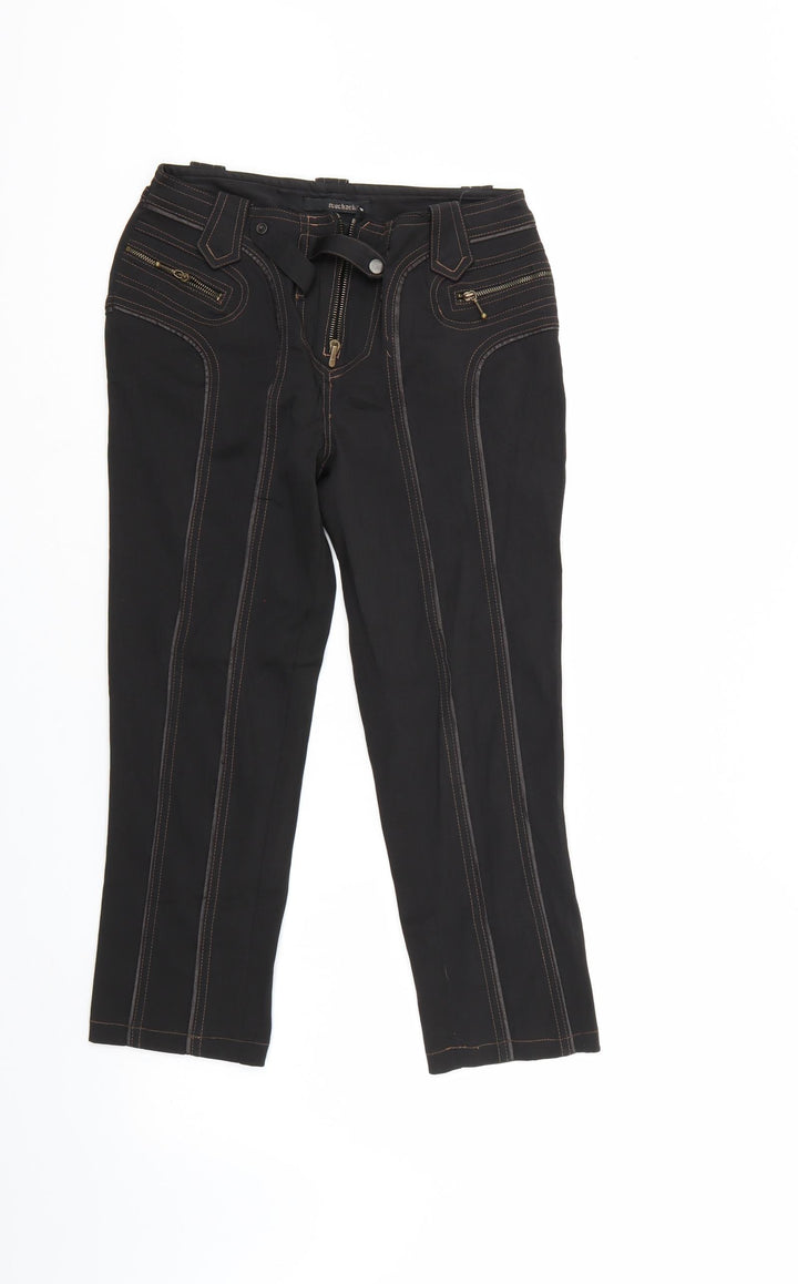 muchacha Womens Brown Denim Cropped Jeans Size 10 L23 in