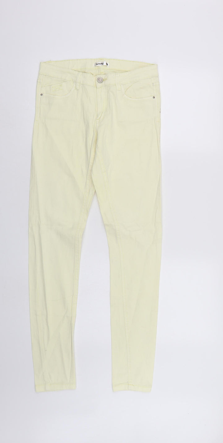 Sinsay Womens Yellow   Tapered Jeans Size M L29 in