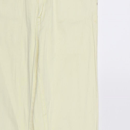 Sinsay Womens Yellow   Tapered Jeans Size M L29 in