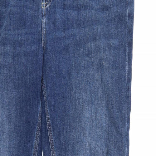 M&S Womens Blue  Denim Bootcut Jeans Size 38 in L27 in