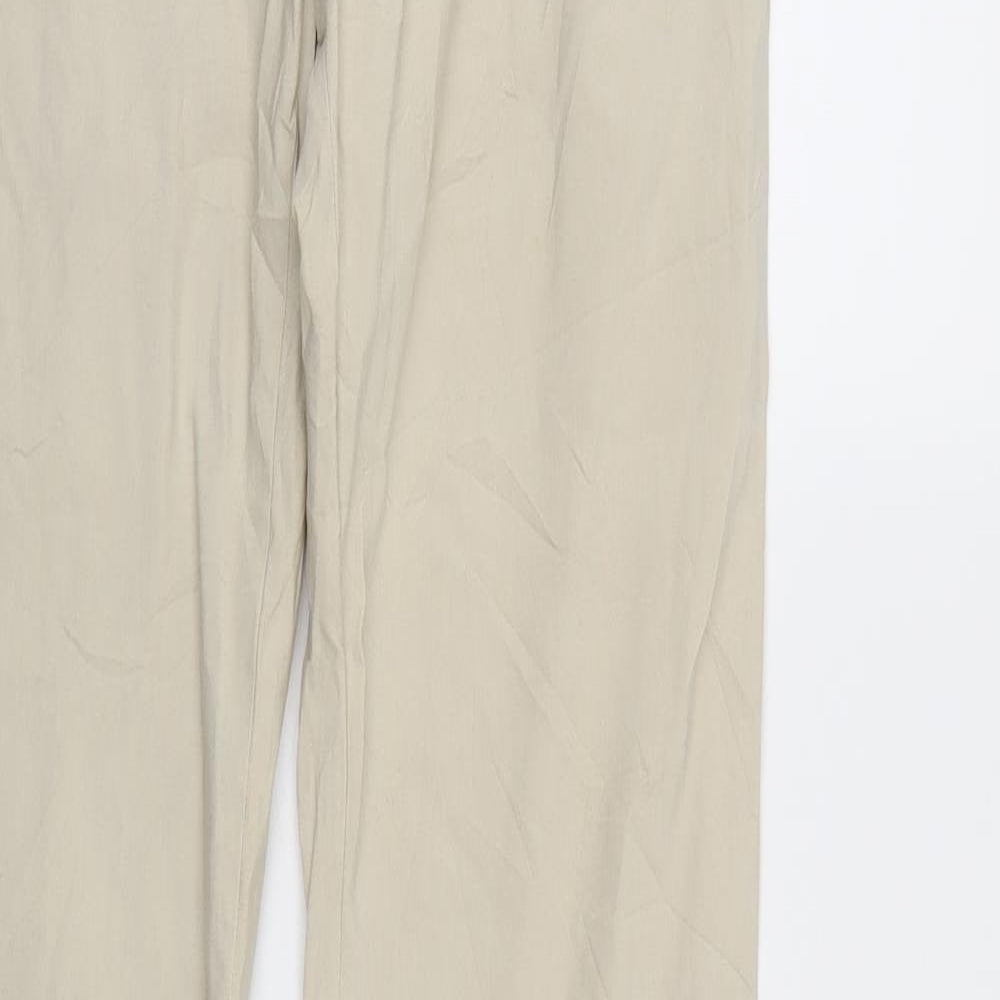 EXLINDEXLIND Womens Ivory   Trousers  Size 14 L30 in