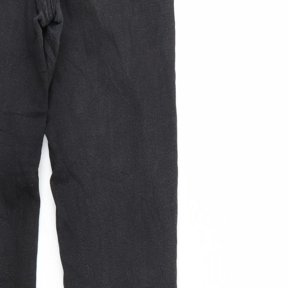 Zara Womens Black  Denim Tapered Jeans Size 10 L26 in
