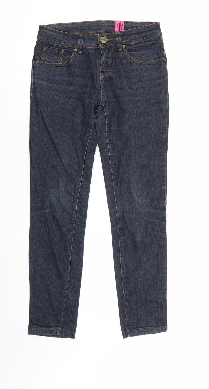 YesYes Womens Blue Denim Skinny Jeans Size 6 L26 in