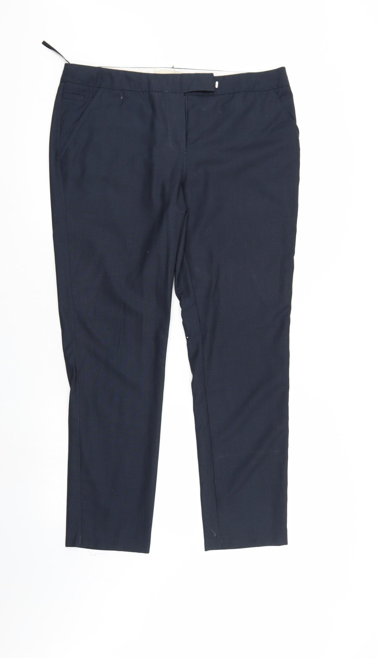 NEXT Womens Blue   Trousers  Size 14 L27 in