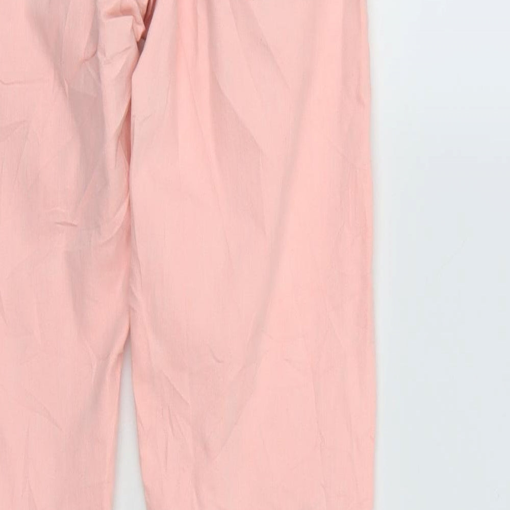 Kappahi Womens Pink  Denim Straight Jeans Size 26 in L28 in - Elastic Waist