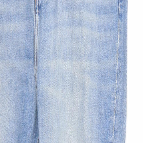 F&F Womens Blue  Denim Straight Jeans Size 14 L27 in