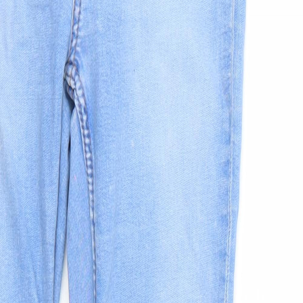 River Island Womens Blue  Denim Tapered Jeans Size 6 L25 in
