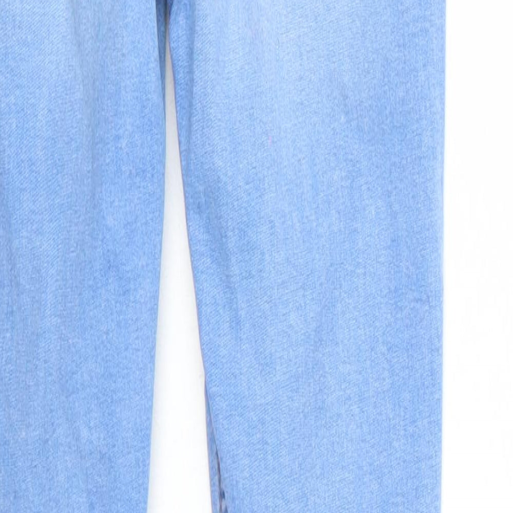 River Island Womens Blue  Denim Tapered Jeans Size 6 L25 in