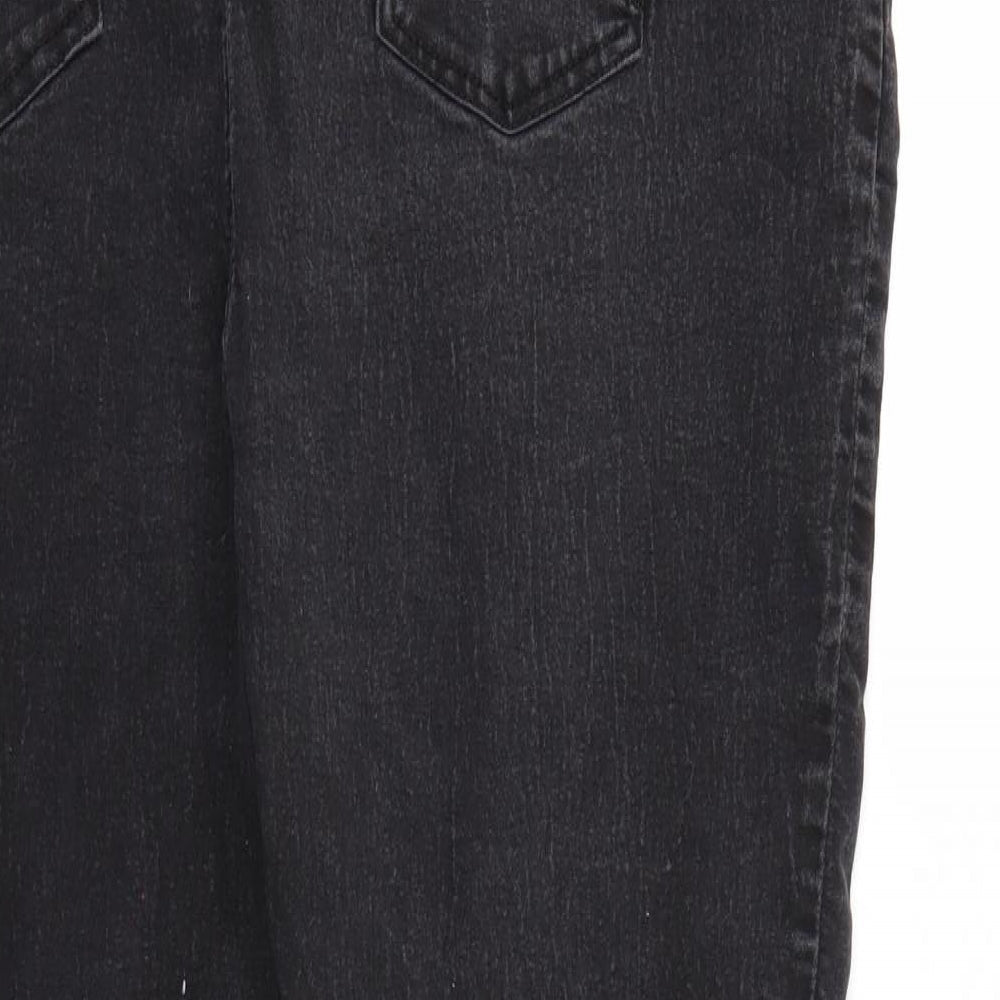 Very Womens Black  Denim Straight Jeans  L28 in
