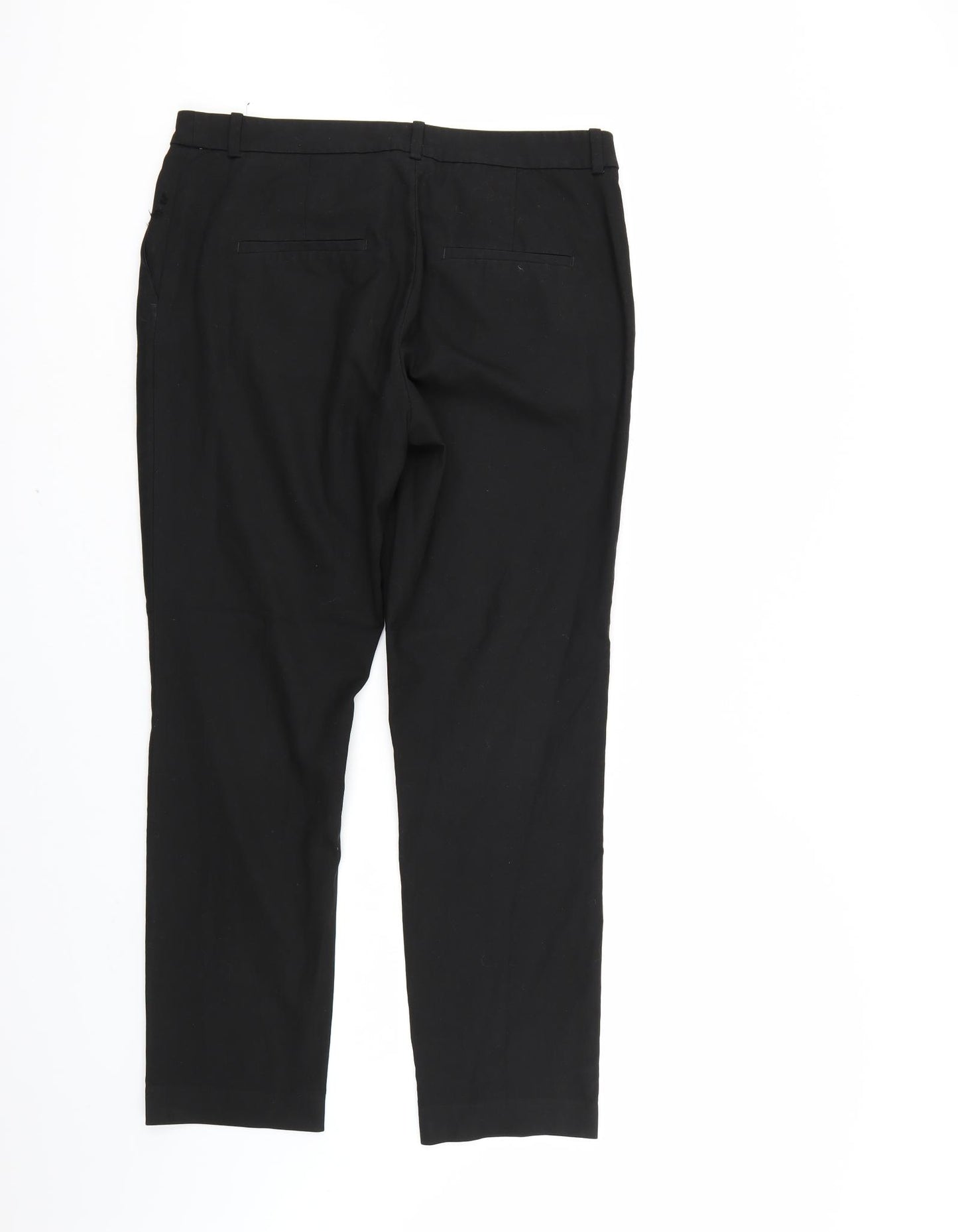 H&M Womens Black   Trousers  Size 14 L27 in