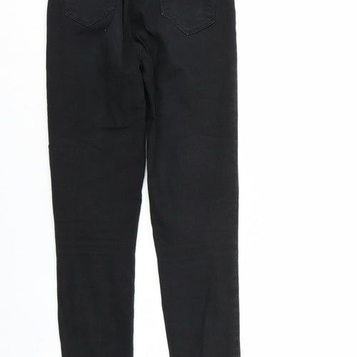 Toxik3 Womens Black  Denim Straight Jeans Size 6 L31 in