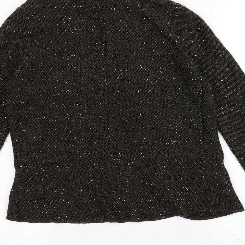 Red Herring Womens Black   Jacket  Size 10