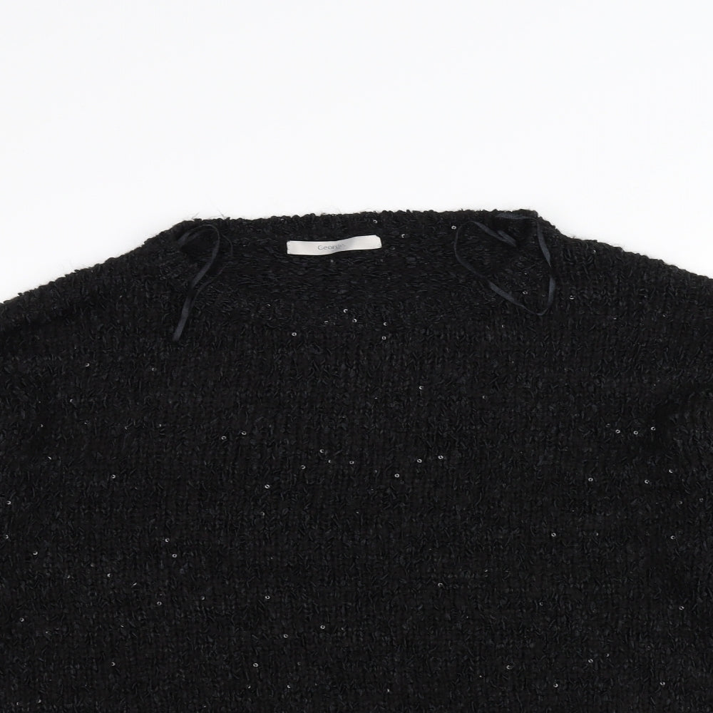 George Womens Black   Pullover Jumper Size 18