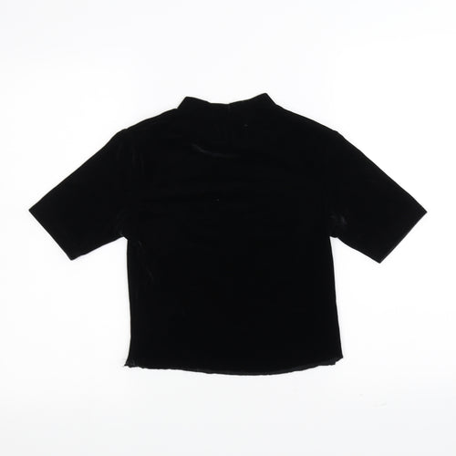 Atmosphere Womens Black   Basic T-Shirt Size 10  - cropped
