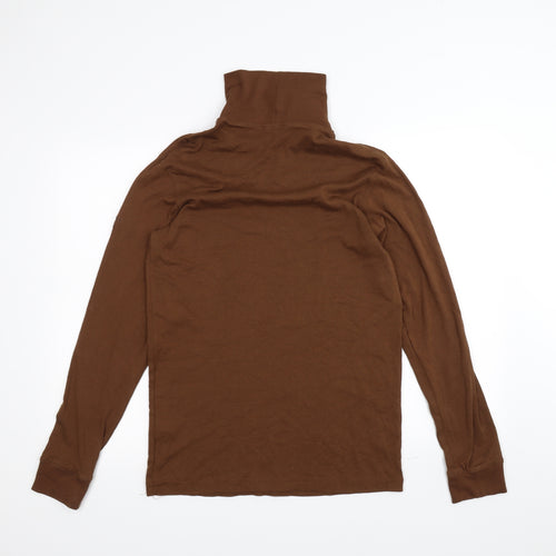 Cotton Traders Mens Brown    T-Shirt Size L