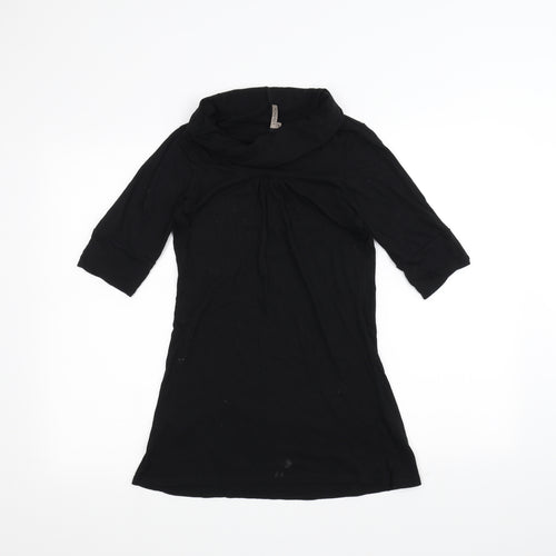 Topshop Womens Black   Basic T-Shirt Size 10