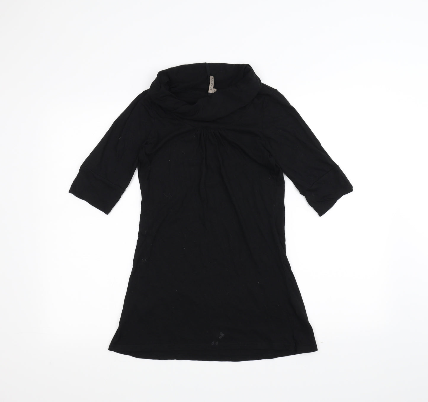 Topshop Womens Black   Basic T-Shirt Size 10