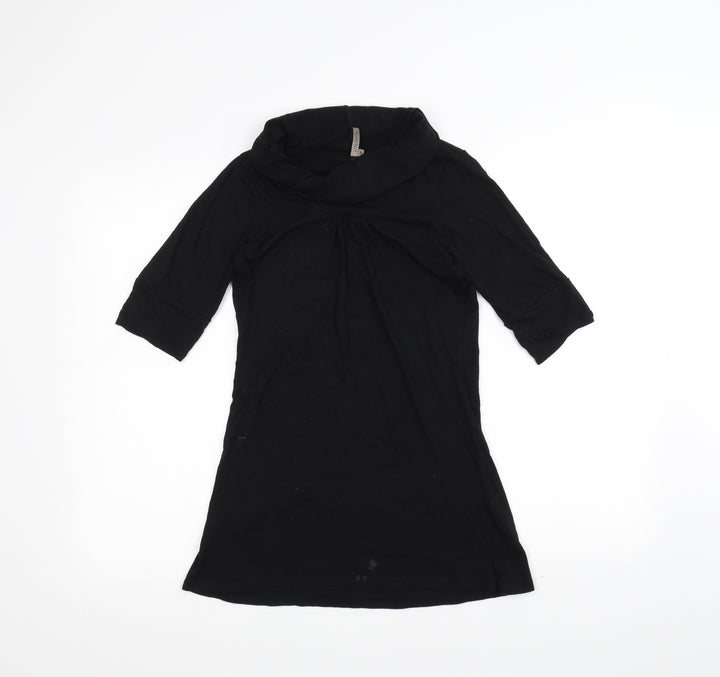 Topshop Womens Black   Basic T-Shirt Size 10