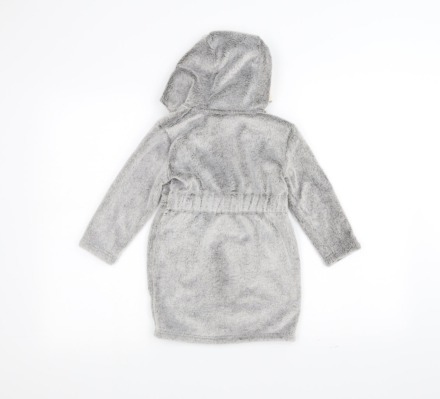 George Baby Grey Solid  Babydoll Robe Size 18-24 Months