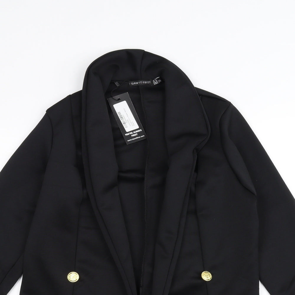 I SAW IT FIRST Womens Black   Jacket  Size 8