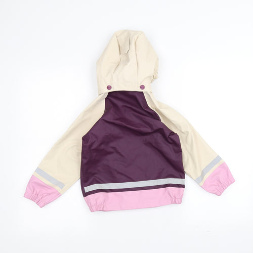 Reflex Girls Purple   Rain Coat Coat Size 4 Years