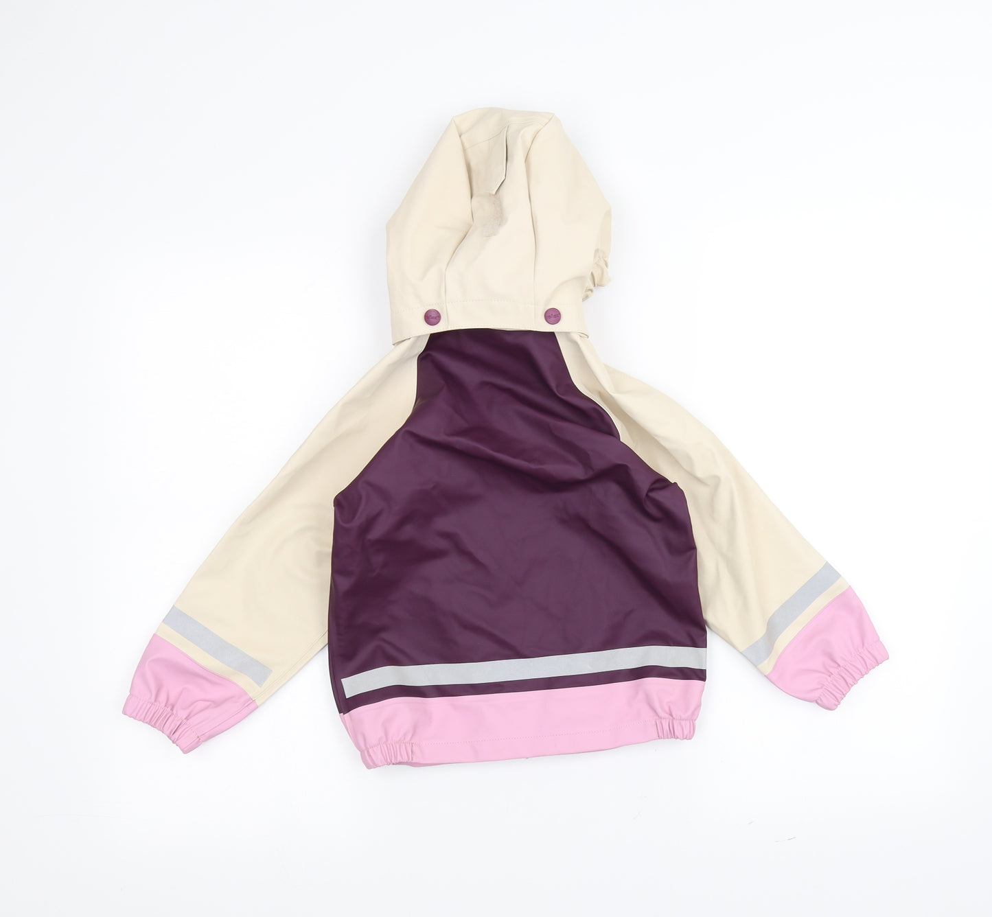 Reflex Girls Purple   Rain Coat Coat Size 4 Years