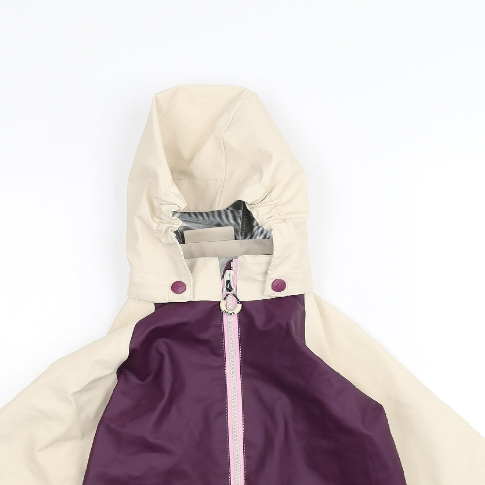 Reflex Girls Purple   Rain Coat Coat Size 4 Years