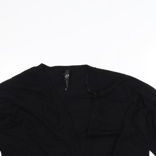 Preworn Womens Black   Cardigan Jumper Size 18