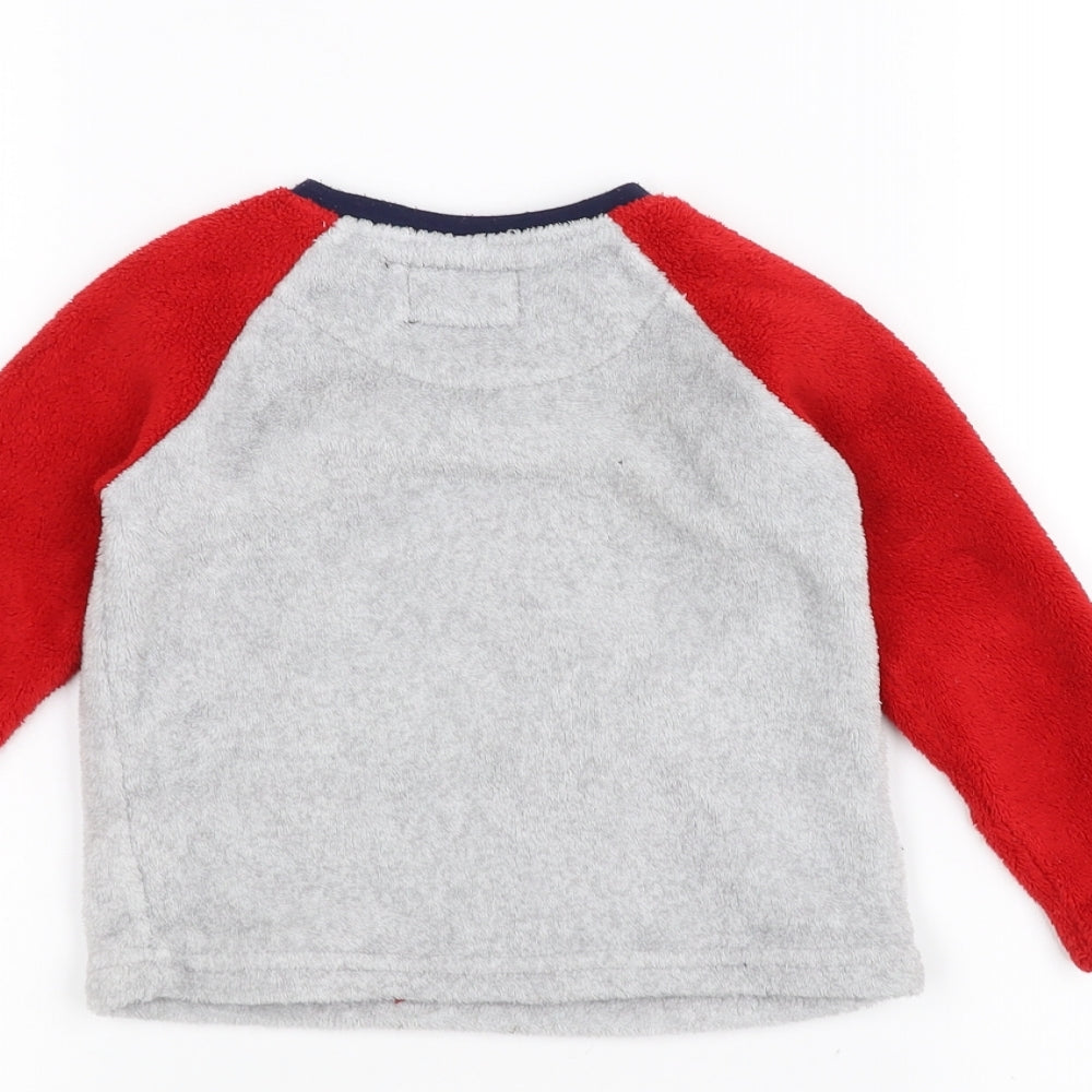 Primark Boys Grey   Pullover Jumper Size 2-3 Years  - football