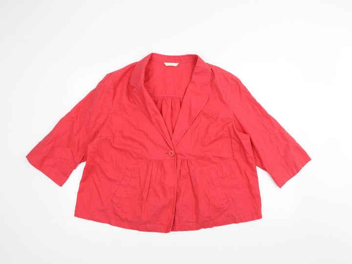 Marks and Spencer Womens Red   Jacket  Size 20