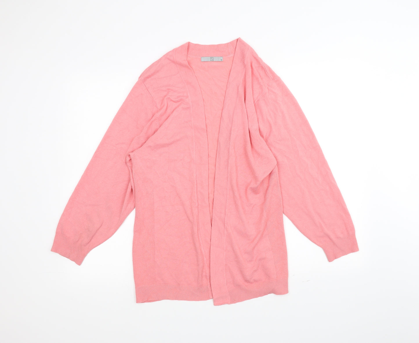 TU Womens Pink   Cardigan Jumper Size 12