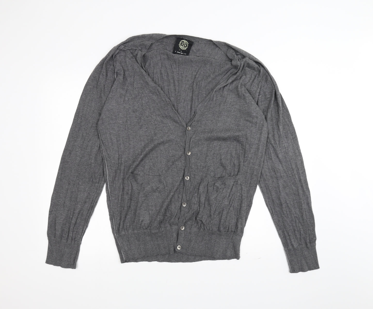 NEXT Womens Grey   Cardigan Jumper Size L
