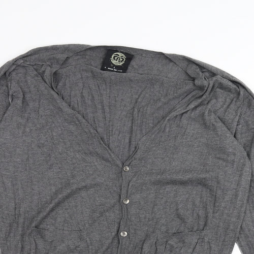 NEXT Womens Grey   Cardigan Jumper Size L