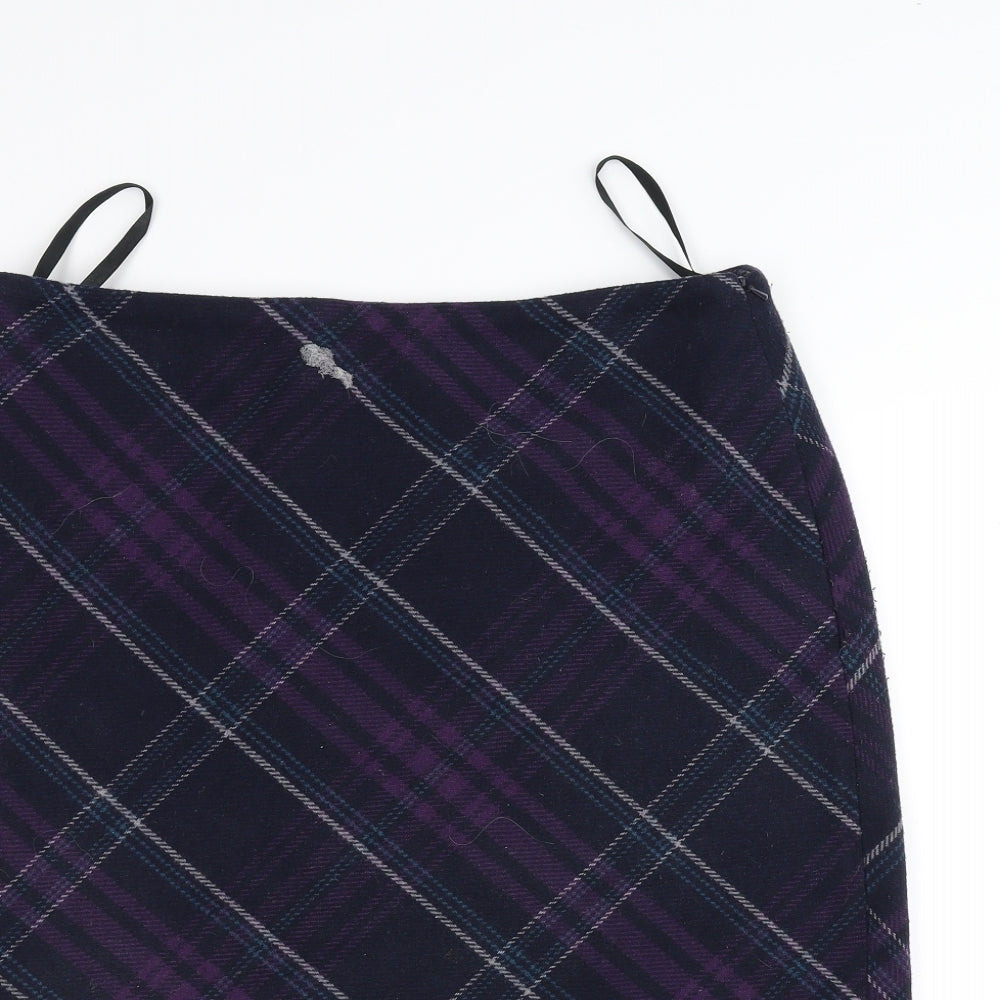 ISLE Womens Purple   A-Line Skirt Size 18