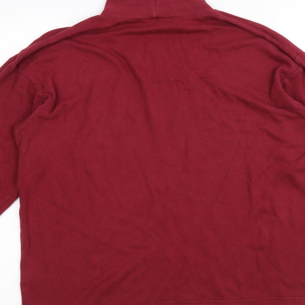 Casual Club Womens Red   Pullover Jumper Size M