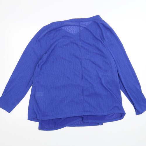 Preworn Womens Blue   Cardigan Jumper Size 18