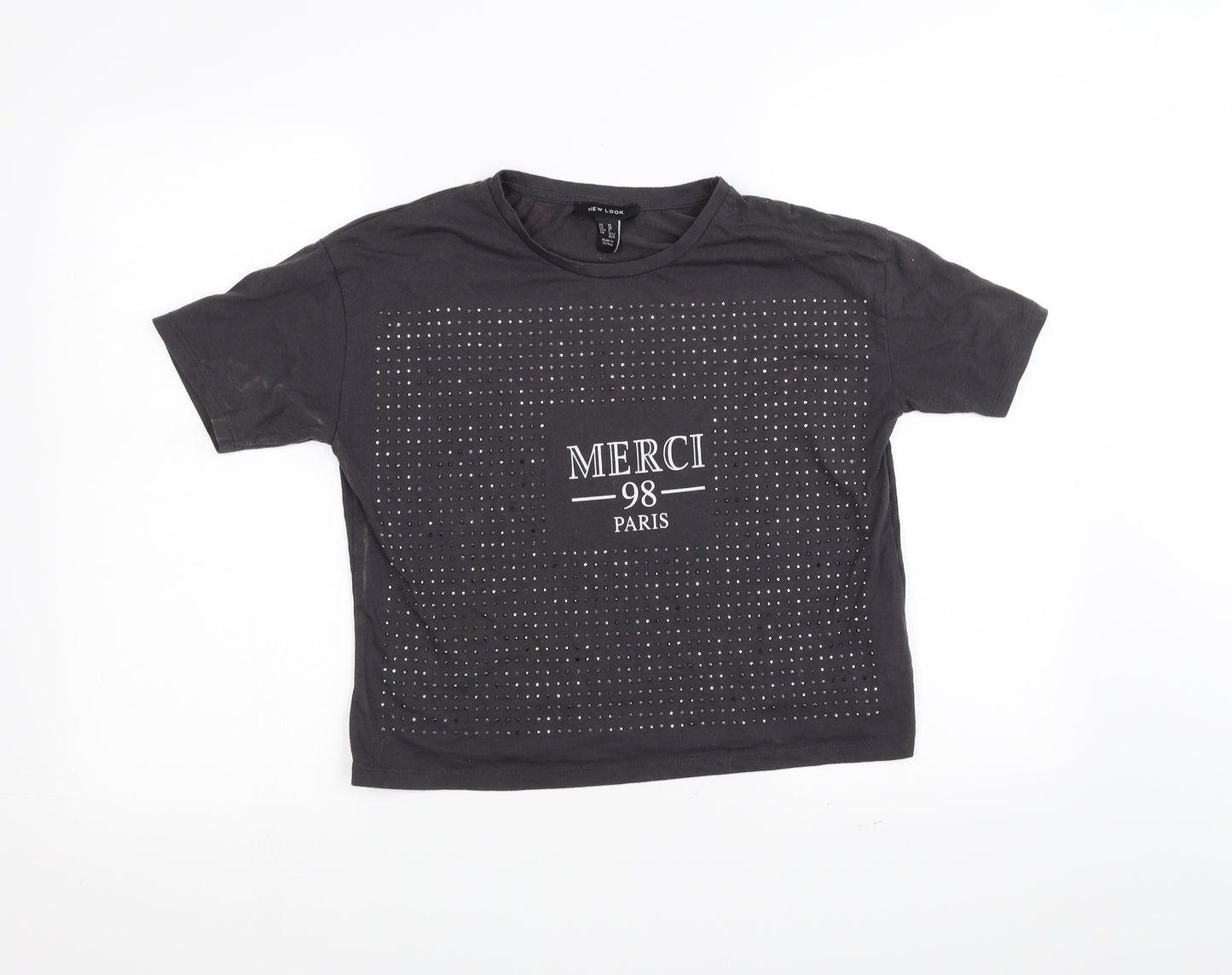 New Look Womens Black   Basic T-Shirt Size 10