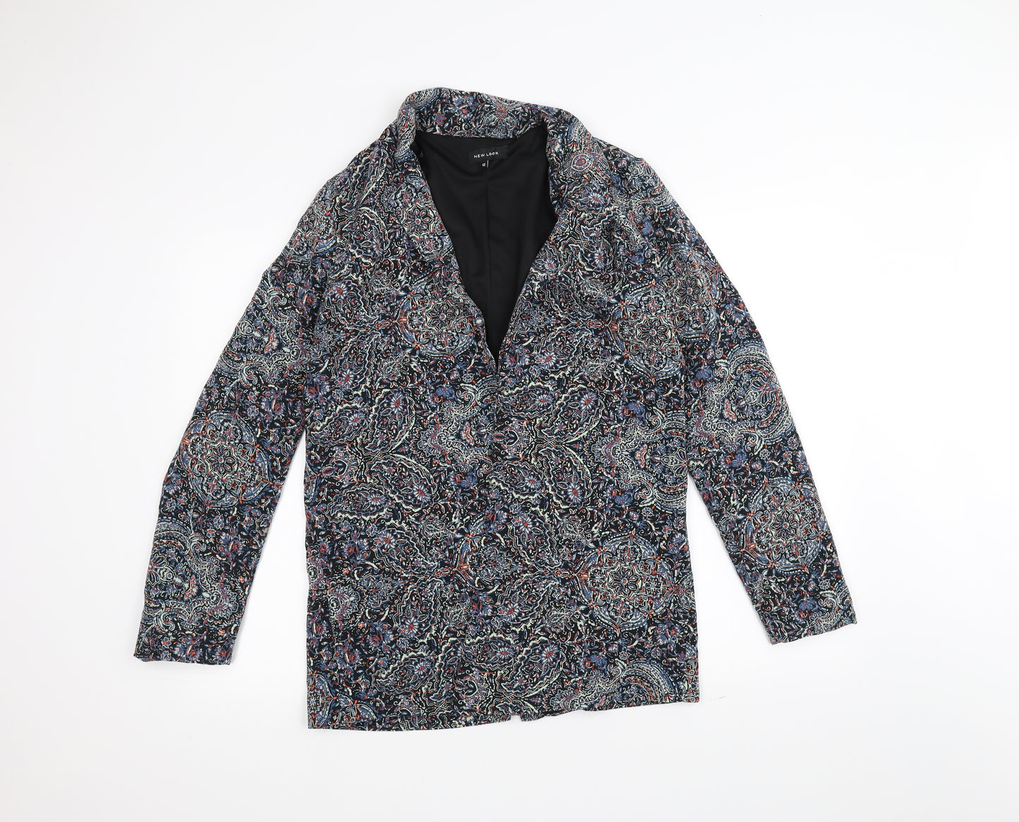 New Look Womens Black Floral  Jacket  Size 12